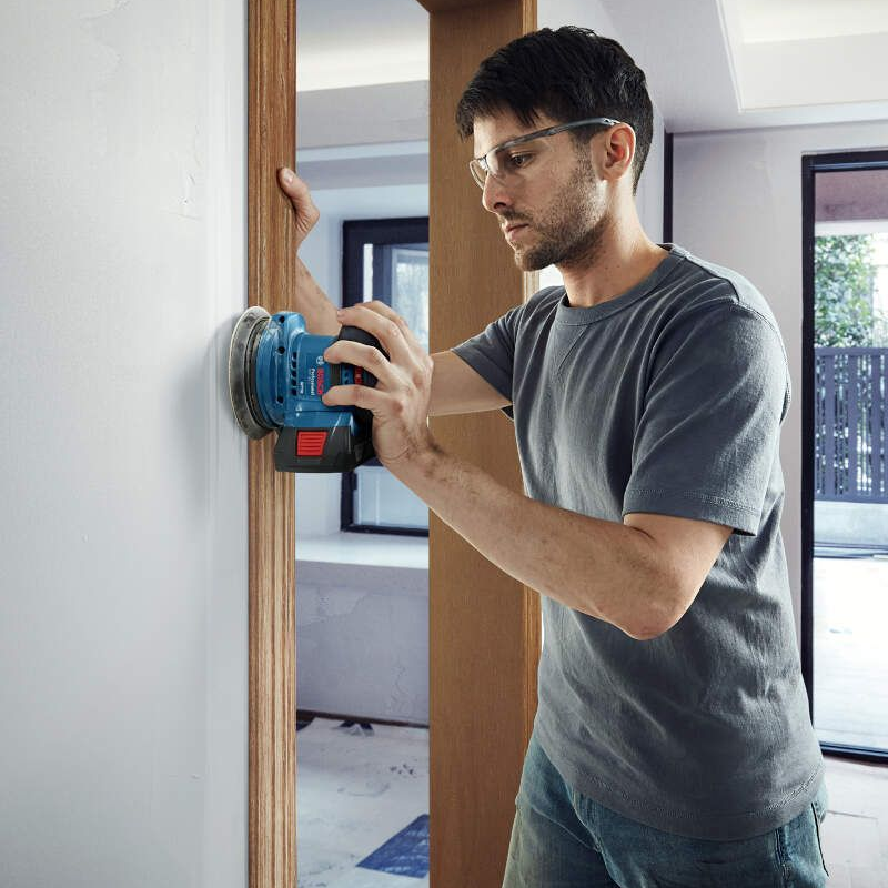 BOSCH Random Orbit Sander GEX 185-LI (Body Only, Dust Bag, Carton) 06013A5020