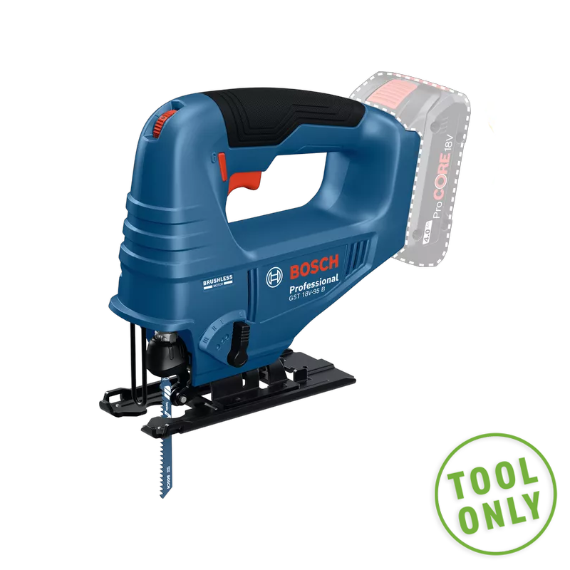 BOSCH Jigsaw GST 18V-95 B (Body Only, Carton) 06015B7001