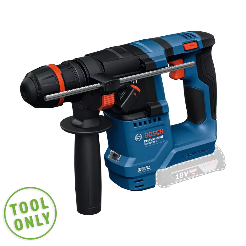 Bosch GBH18V-18X 18V One Chuck SDS+ Hammer Body Only in Carton 0611927100