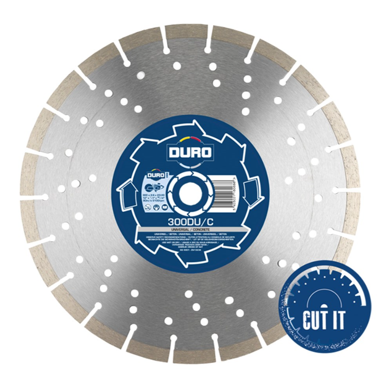 Duro Std 350mm x 25.4 Conc/ Bld Materials 350DU/C