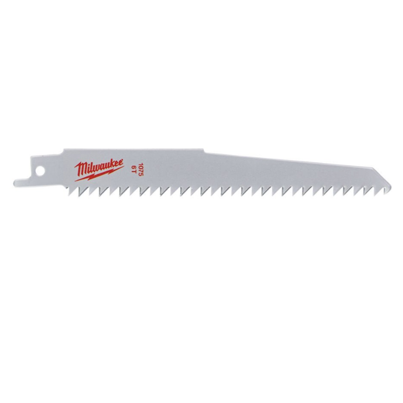 MILWAUKEE PK3 150MM 6TPI WOOD SABRE SAW BLADE 48001075
