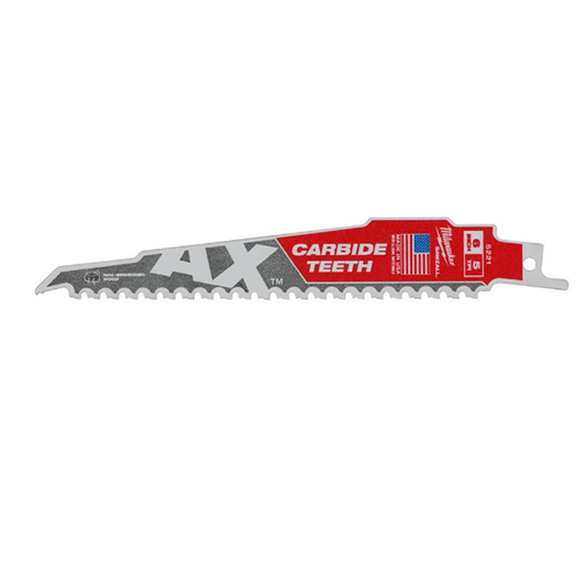 MILWAUKEE 150MM AX CARBIDE SABRE SAW BLADE 48005221