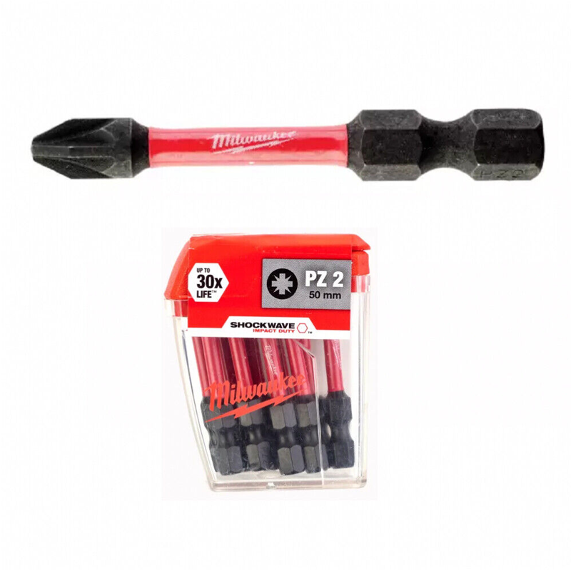 Milwaukee SW Impact Bit PH2 X 50mm PKT10 4932430855