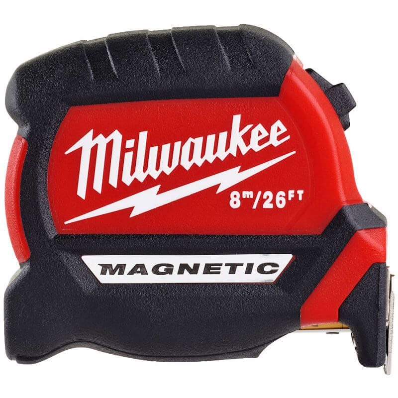 Milwaukee 8m 26ft Pro Mag Tape Measure 4932464603