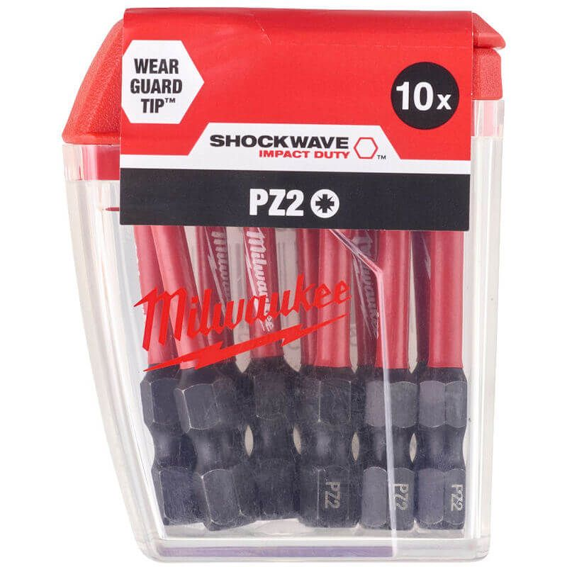 Milwaukee SW Impact Bit PZ2 X 50mm PcT10 4932472050