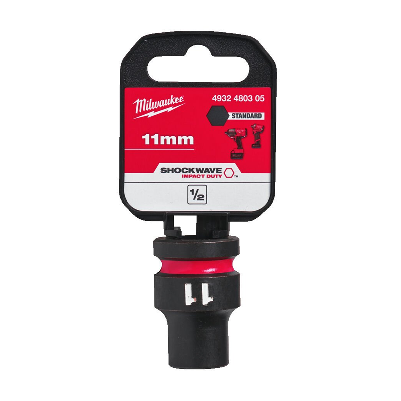 Milwaukee 1/2" Impact Socket STD 11mm 4932480305