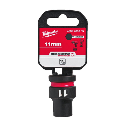 Milwaukee 1/2" Impact Socket STD 11mm 4932480305