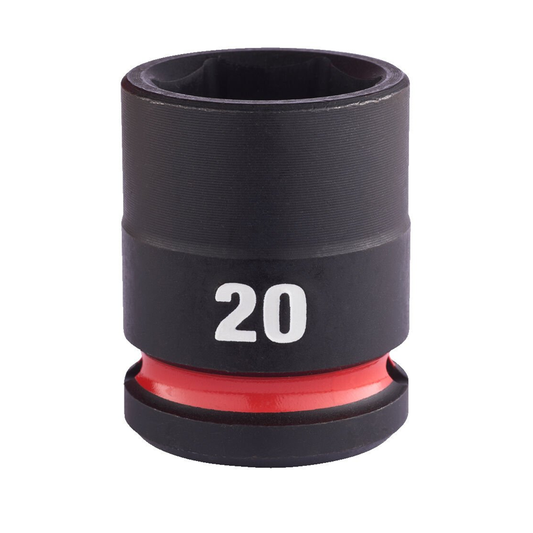 Milwaukee 1/2" Impact Socket STD 20mm 4932480314