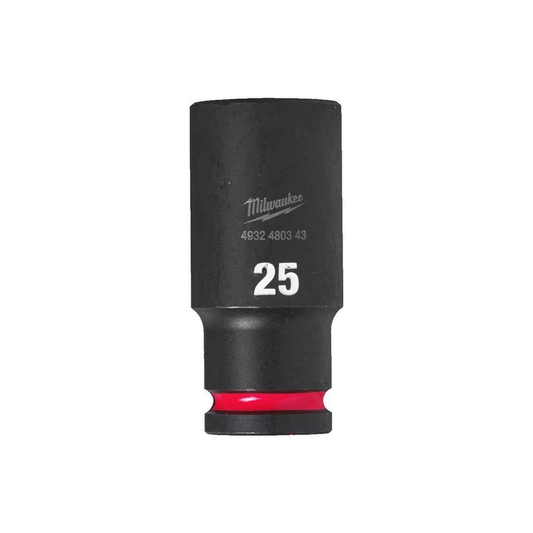 Milwaukee 1/2" Impact Socket DEEP 25mm 4932480434