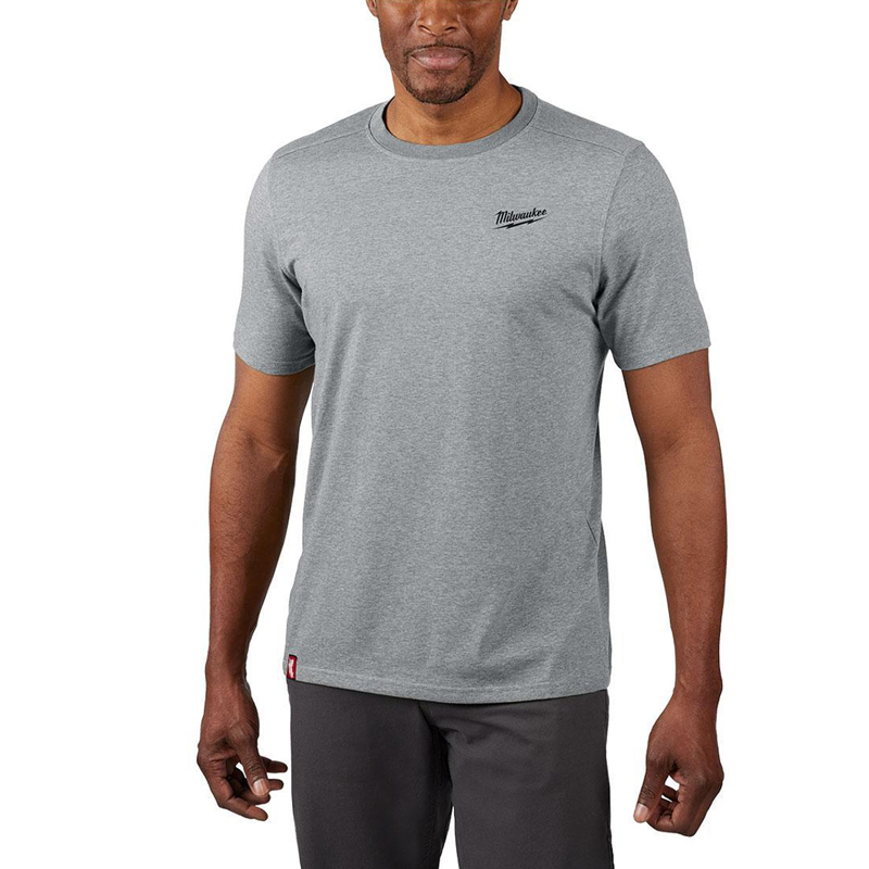 Milwaukee Work T-shirt Grey (Small-2XL)