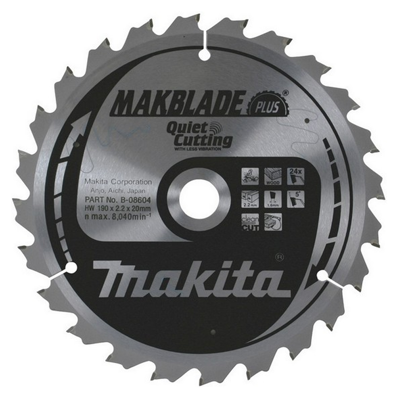 MAKITA MAKBLADE PLUS FOR STATIONARY SAWS TCT BLADE 260MM X 30 X 70T B-08707