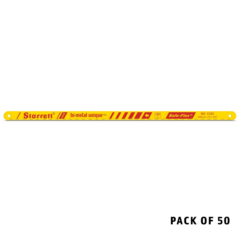 STARRETT BS1232 UNIQ HAND Hacksaw PK50 BS1232