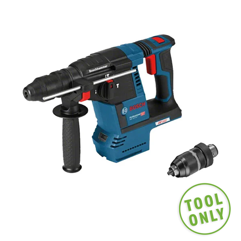Bosch GBH18V-26F 18V Heavy Duty SDS Drill Body c/w Snap Off Chuck