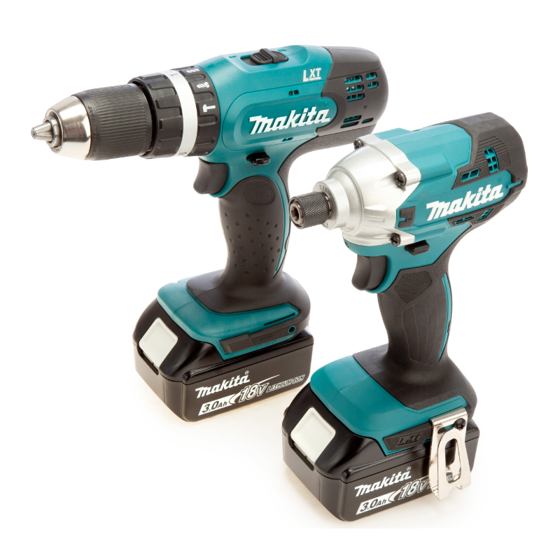 Makita DLX2336SF3 Twin Pack w/ DHP453 DTD156Z 3x 3Ah Batteries
