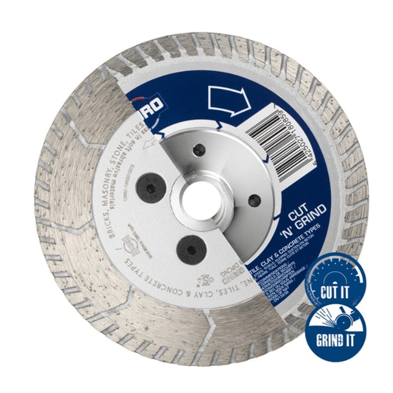 DURO 115MM DIAMOND COMBI CUT / GRIND BLADE 115DPCNG