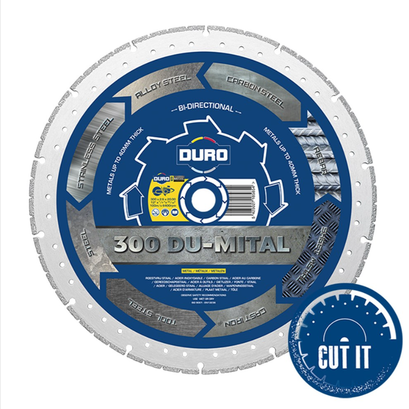 Duro 115mm x 22.2 Metal Cutting Diamond Blade 115DU-MITAL