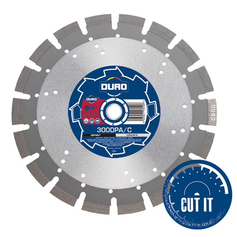 Duro Plus 350mm x 25.4 D/Purpose Asphalt / Concrete 350DPA/C