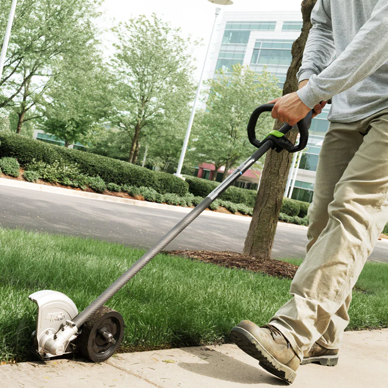 EGO STA1600 Line Trimmer + EA0800 Edger Attachment + 56V Powerhead PH1420E Kit (2.5Ah + Charger)