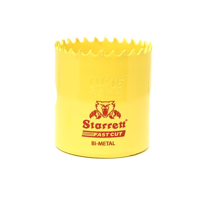 STARRETT 43mm Fastcut Bi-Metal Holesaw FCH1116-G