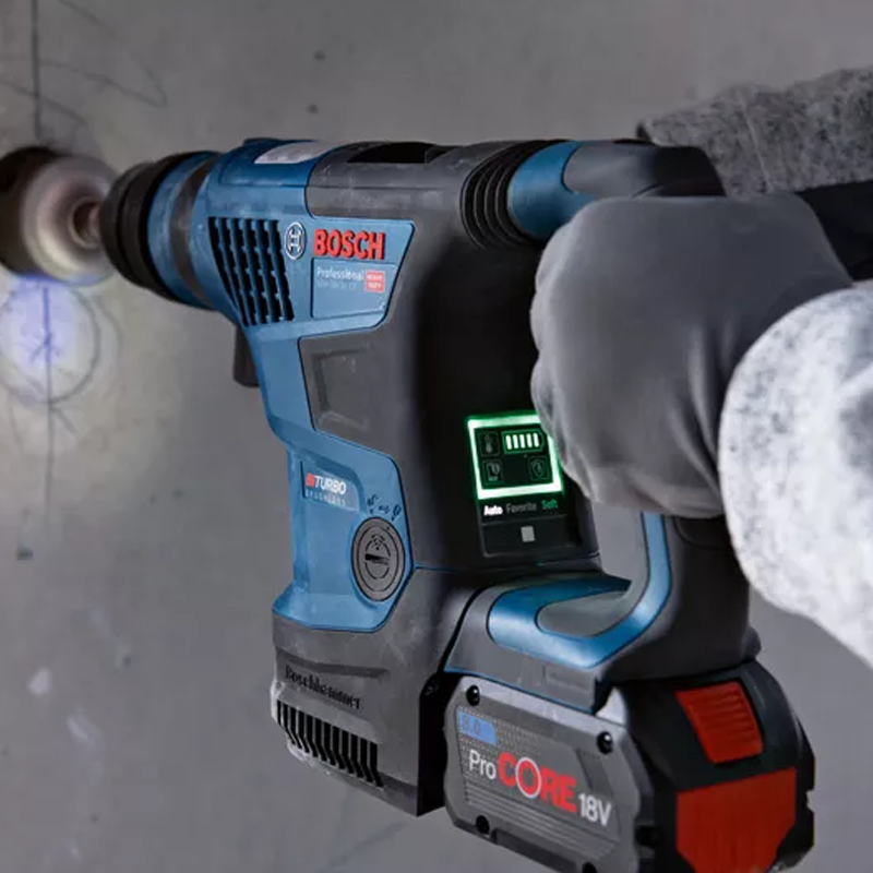 Bosch GBH18V-34CF 18V BITURBO SDS+ Plus Rotary Hammer Drill Kit