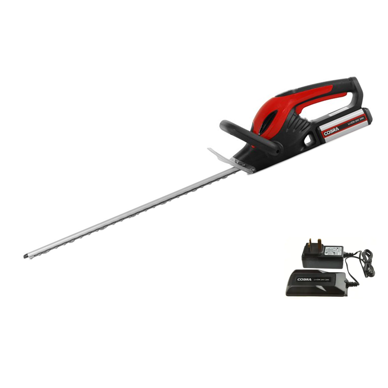 Cobra 24V 2Ah 50cm Hedge Trimmer Kit H5024V (With Battery & Charger)