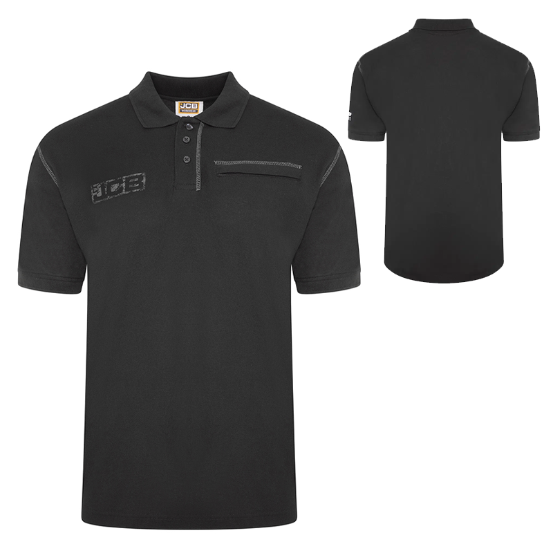JCB Workwear Trade Short Sleeve Polo (Sizes Small-3XL)