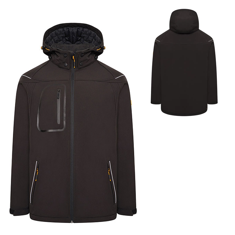 JCB Workwear Hooded Softshell Jacket (Sizes Small-2XL)
