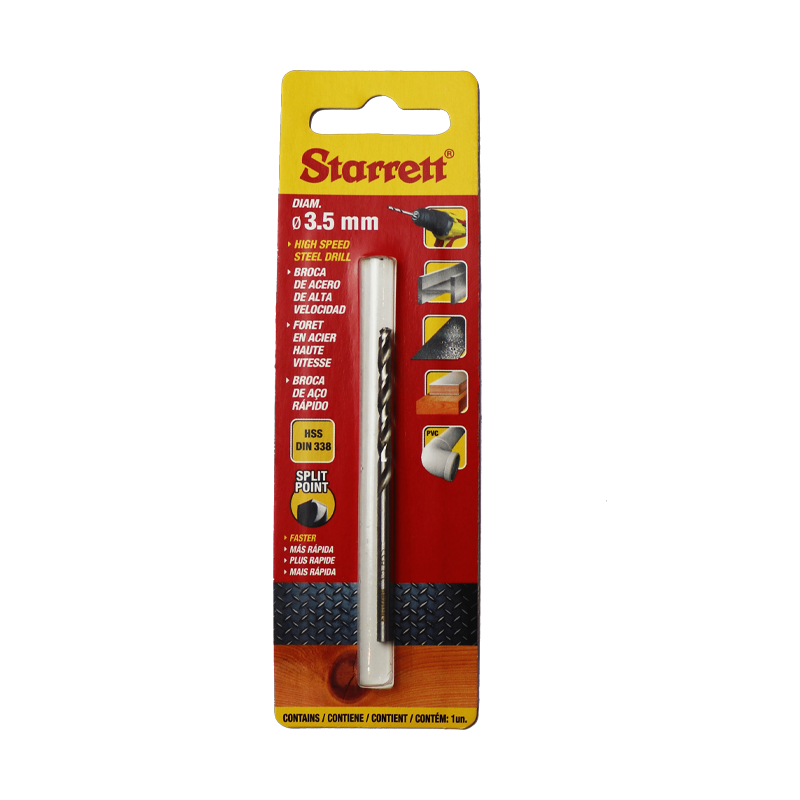 STARRETT HSS Split Point 3.5x70mm KBAR035