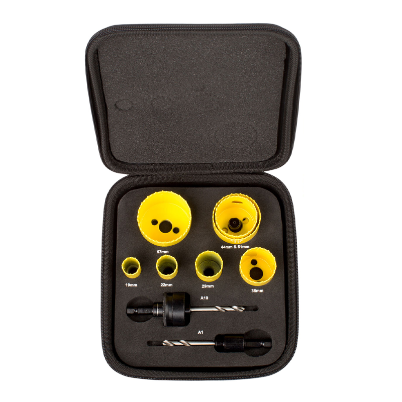 STARRETT Plumbers 7pc Holesaw Kit KFC07021