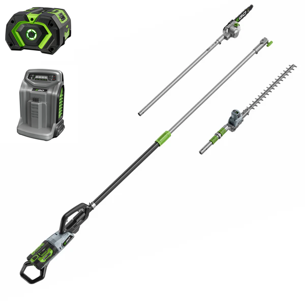 EGO PPCX1000 Pro-X Telecopic Pole Hedge Trimmer / Prunning Kit (10Ah + Charger)