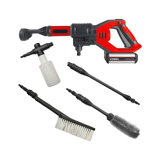 Cobra 24V Pressure Washer Kit PW18024V (With Battery + Charger)
