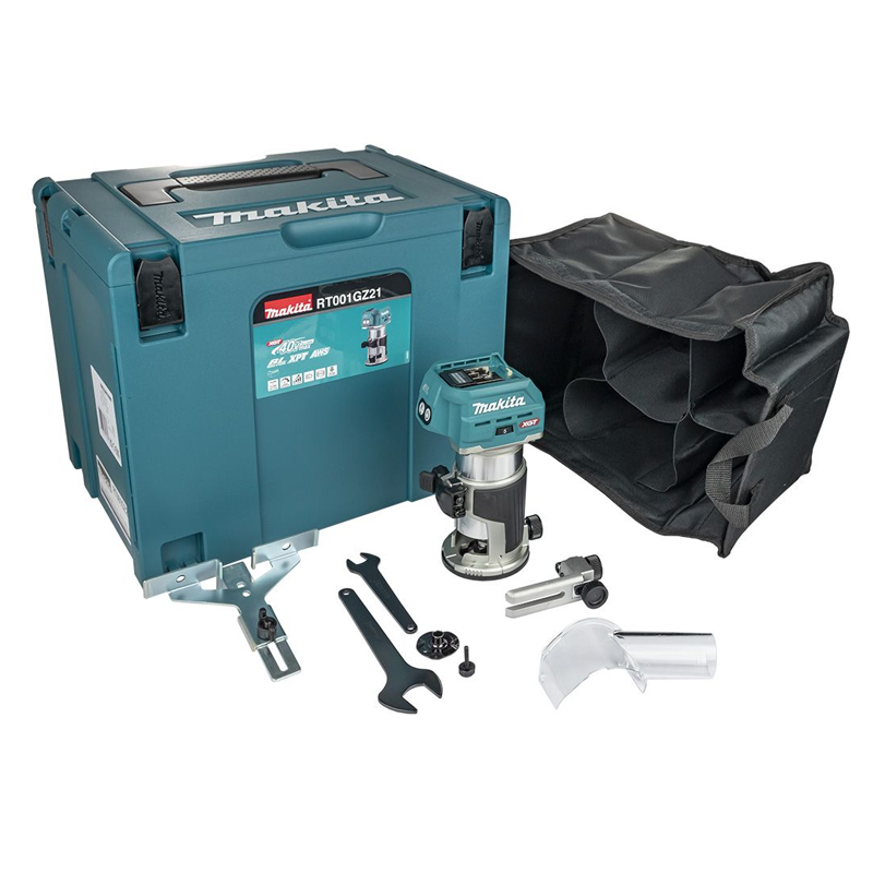 Makita RT001GZ21 40V Brushless 3/8 Router/Trimmer in Makpac