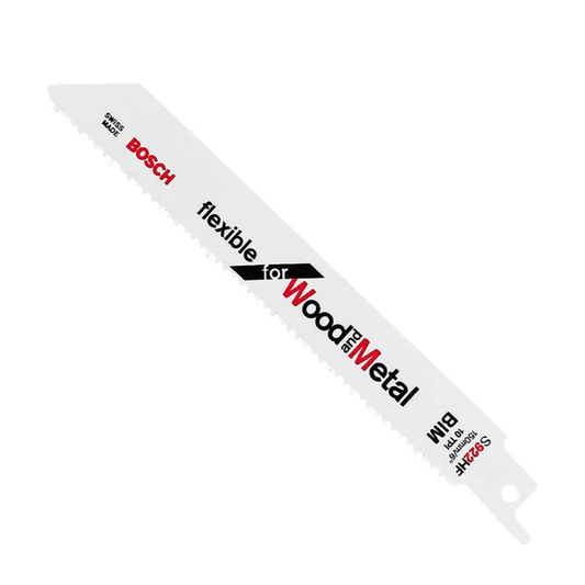 BOSCH PK2 S922HF 150MM WOOD & METAL SABRE SAW BLADE