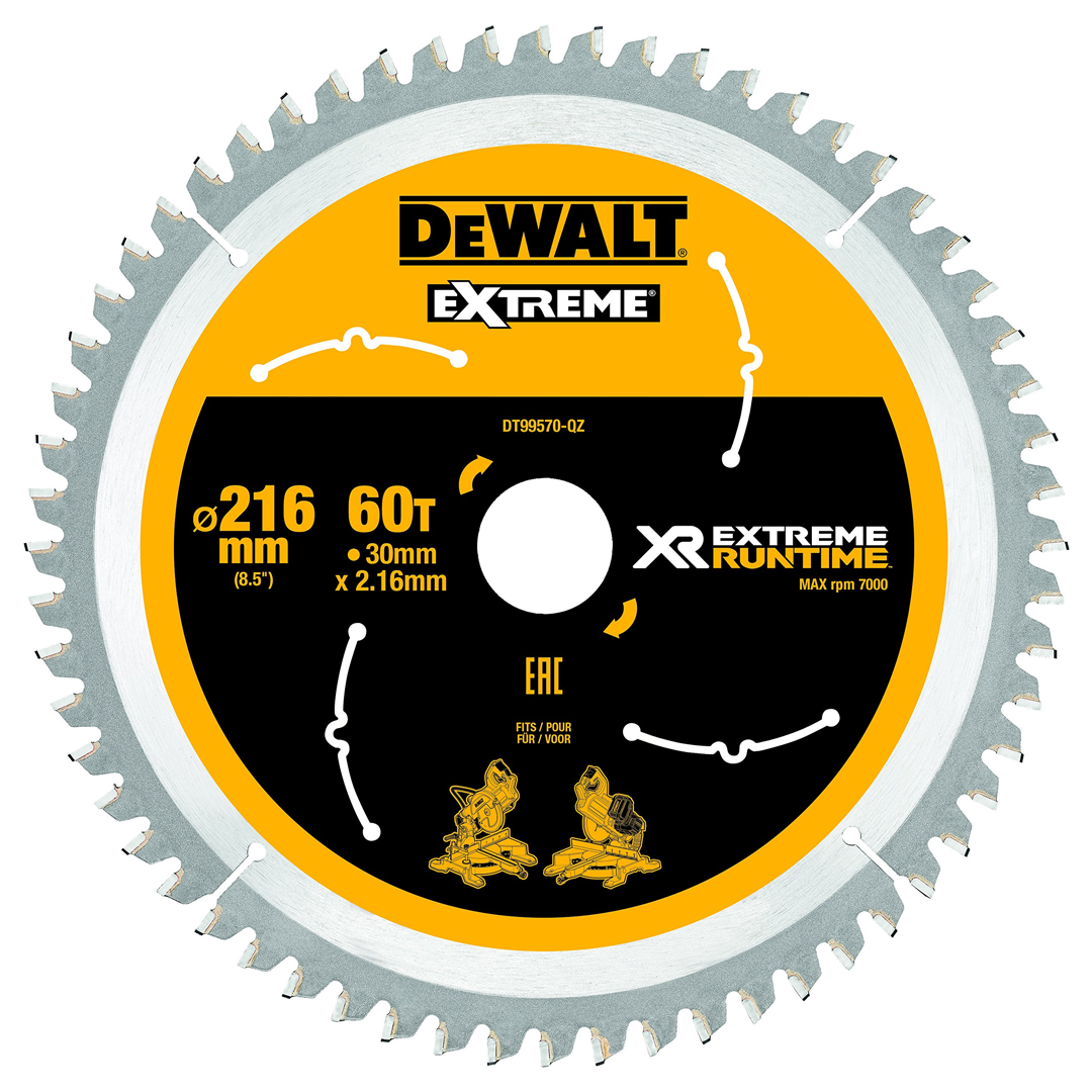 Dewalt Extreme Runtime Saw Blade 216mm X 30mm X 60T DT99570-QZ