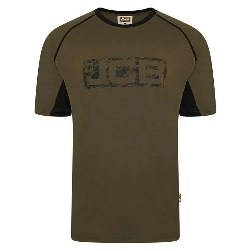 JCB Workwear Trade T-Shirt Olive (Sizes Small-3XL)