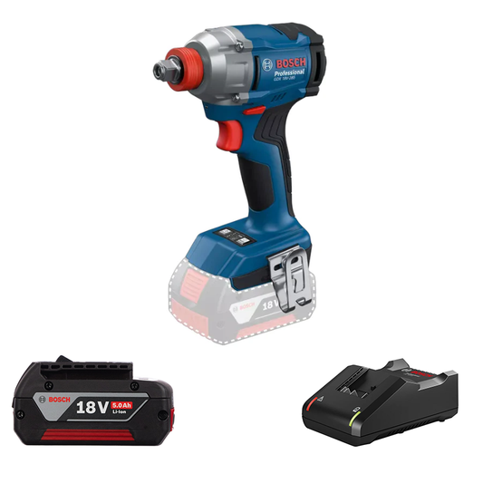 BOSCH Impact Driver / Wrench GDX 18V-285 06019N2120 Kit (5.0Ah & Charger)