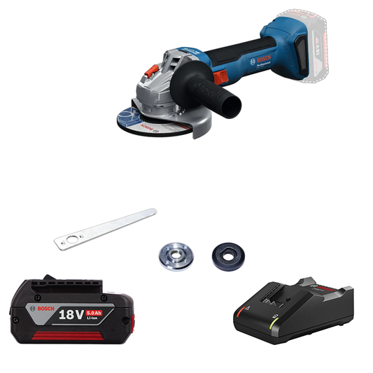 BOSCH Angle Grinder GWS 18V-8 125MM 06019N9000 Kit