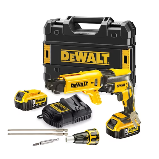 DeWALT DCF620P2K-GB 18V XR Brushless Drywall Screwdriver (2 X 5Ah)