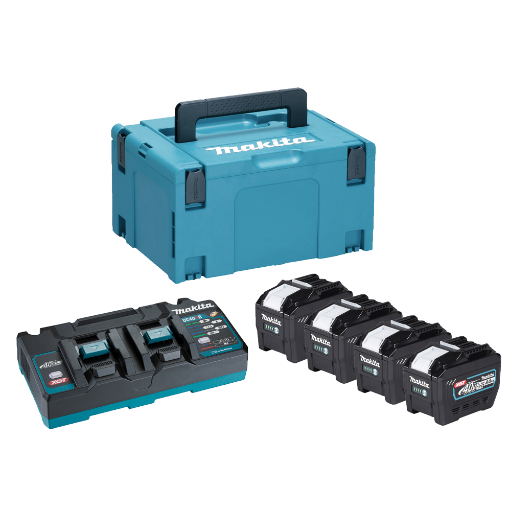 Makita 1910B1-4 XGT 40V 4x 8.0Ah Power Source Kit