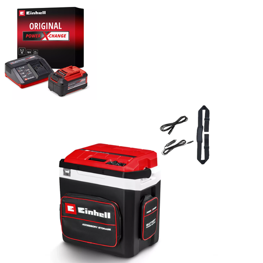 Einhell TE-COL 18/27 Li-Solo PXC 18V 26L Coolbox (Mains 12V and Battery Powered) Kit 2048420