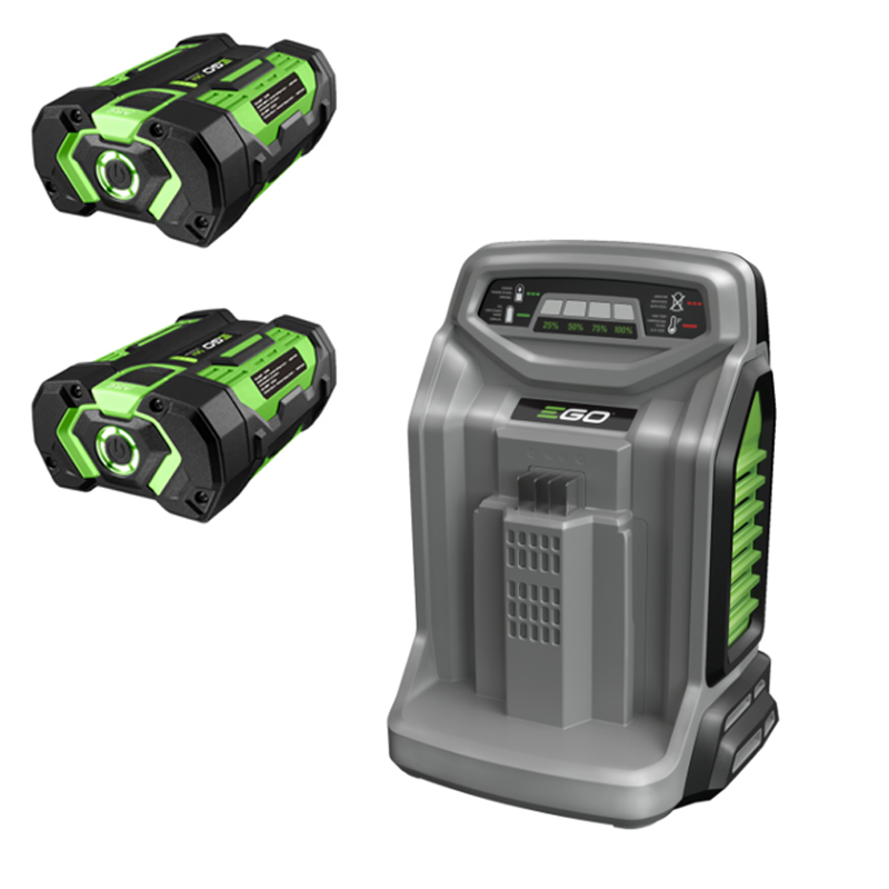 EGO 56V Powerhead + Attachments Bundle (2x 2.5Ah Batteries + Fast Charger)