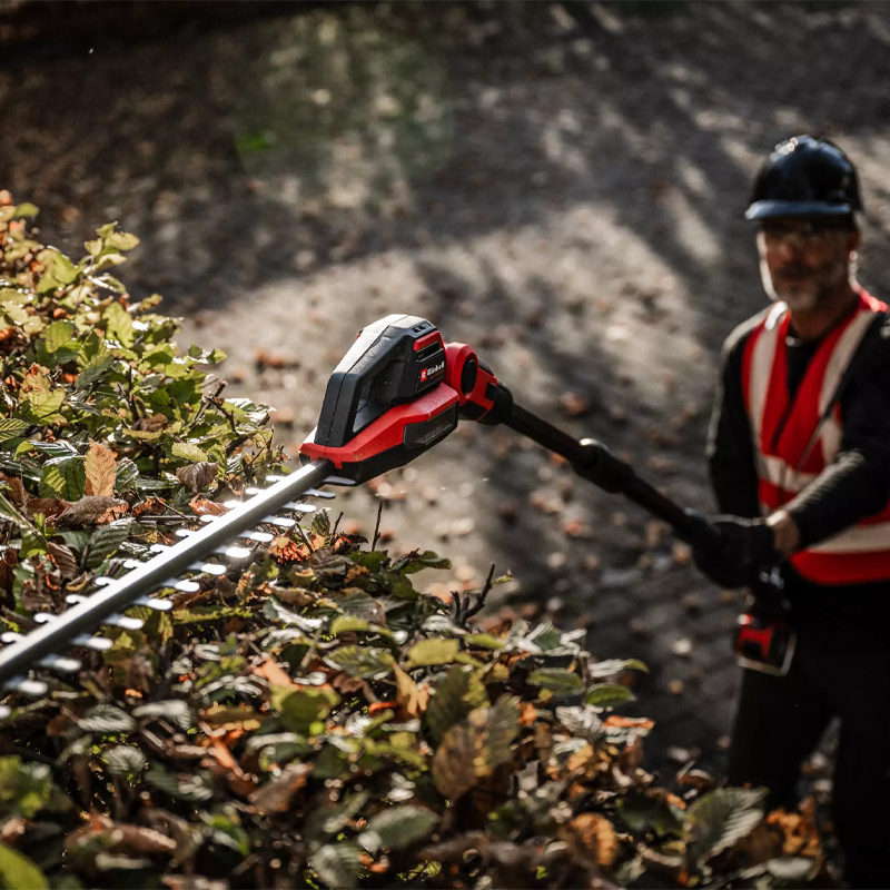 Einhell GP-HH 18/50 Li T BL-Solo PXC 18V Cordless Professional Brushless High Reach Hedge Trimmer 50cm Cutting Length(Body) 3410972
