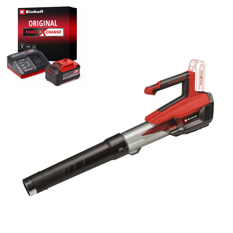 Einhell GP-LB 18/200 Li E-Solo PXC 18V Cordless Professional Brushless Leaf Blower Kit 3433555