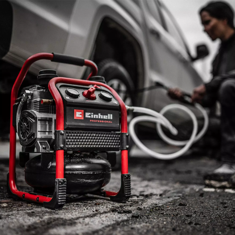 Einhell SILENZZO 18/160 PXC 18V Professional 6 LITRE 8 BAR SILENT OIL FREE COMPRESSOR (Body) 4020385