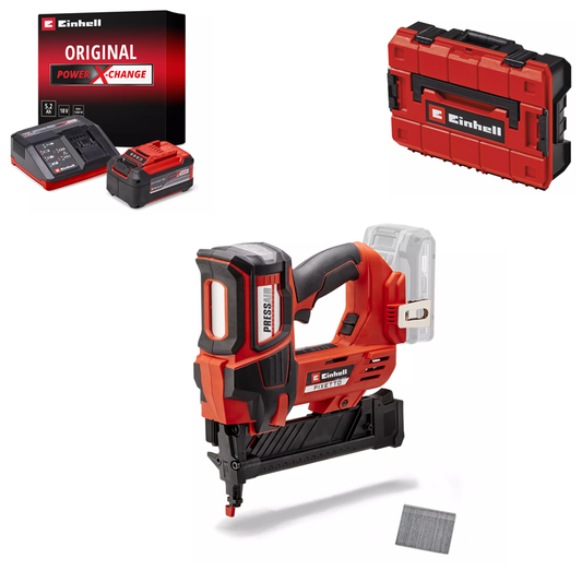 Einhell FIXETTO 18/50 N PXC 18V Professional Cordless 18G Nailer 4257795 Kit