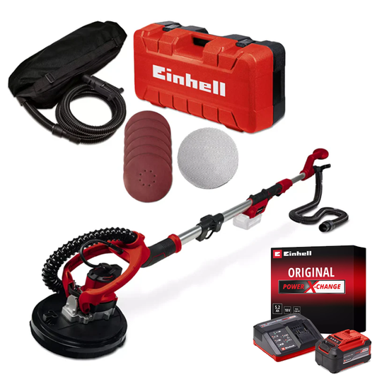 Einhell TP-DW 18/225 Li - Solo PXC 18V 225mm Professional Drywall Sander Kit 4259990