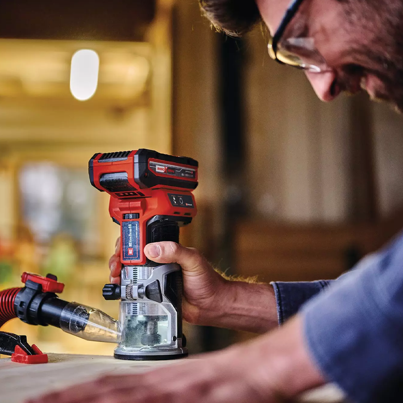 Einhell TP-ET 18 Li BL - Solo PXC 18V Professional Brushless Palm/Trim Router Kit 4350412