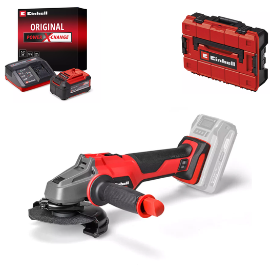 Einhell AXXIO 18/115 PXC 18V 115mm Professional Brushless Angle Grinder Kit 4431154