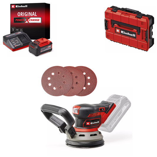 Einhell TP-RS 18/32 Li BL-Solo PXC 18V 125MM Professional Brushless Rotating Sander 4462020 Kit