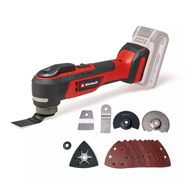 Einhell TP-MG 18 Li BL - Solo PXC 18V Professional Brushless Multi Tool 4465190 Kit